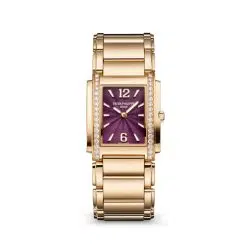 Patek Philippe 4910-1201R-010 Twenty~4 Purple Lacquered Dial Rose Gold Bracelet