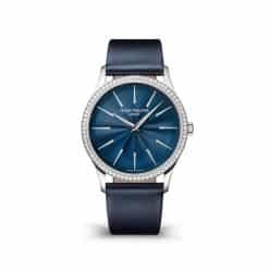 Patek Philippe 4997-200G-001 Calatrava Lacquered Midnight Blue Dial Navy Blue Brushed Calfskin Leather Strap