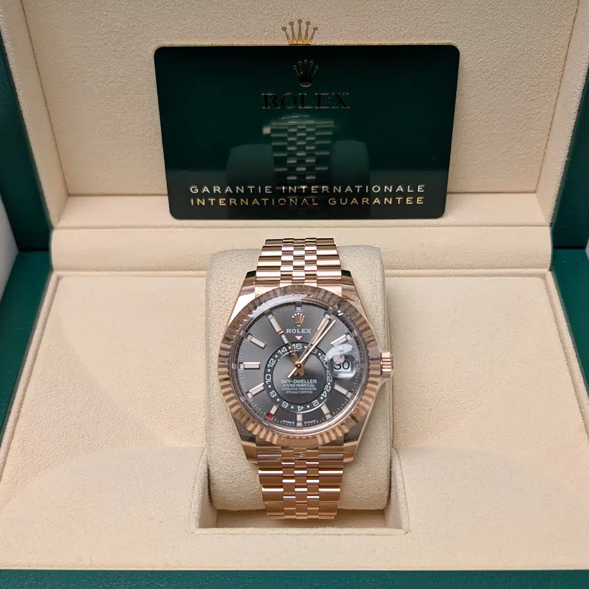 Rolex Sky-Dweller 336935-0008 Slate Dial Jubilee Bracelet - Image 6