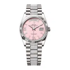 Rolex Day-Date 128239-0030 Pink Roman Dial