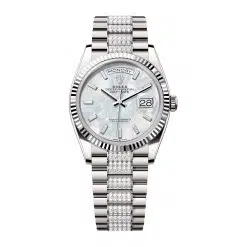 Rolex Day-Date 128239-0066 Mother Of Pearl Diamond Dial