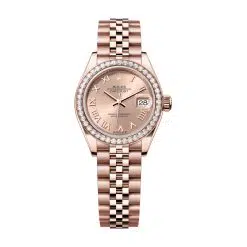 Rolex Lady-Datejust 279135RBR-0028 Rosé Roman Dial Jubilee Bracelet