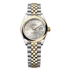 Rolex Lady-Datejust 279163-0003 Silver Diamond Dial Jubilee Bracelet