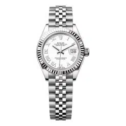 Rolex Lady-Datejust 279174-0019 White Roman Dial Jubilee Bracelet
