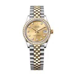 Rolex Datejust 278383RBR-0026 31mm Champagne Diamond Dial Jubilee Bracelet