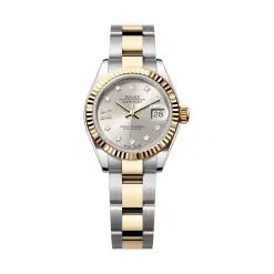 Rolex Lady-Datejust 279173-0004 Silver Diamond Dial Oyster Bracelet
