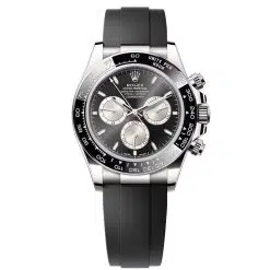 Rolex Cosmograph Daytona 126519LN-0002 Bright Black 40mm Dial Black Monobloc Cerachrom Bezel Oysterflex Bracelet Watch