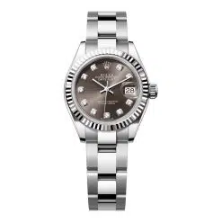 Rolex Lady-Datejust 279174-0016 Dark Grey Diamond Dial Oyster Bracelet