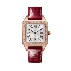 Cartier Santos-Dumont WJSA0016 Silvered Sunray Dial Watch