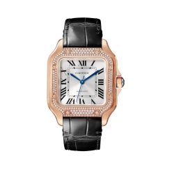 Cartier WJSA0012 Santos de Cartier Sunray-Effect Dial Watch