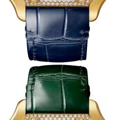 Alternative view of Cartier WJSA0013 Santos de Cartier Sunray-Effect Dial Medium