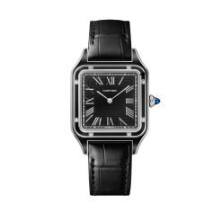 Cartier WSSA0046 Santos-Dumont Black Dial Watch