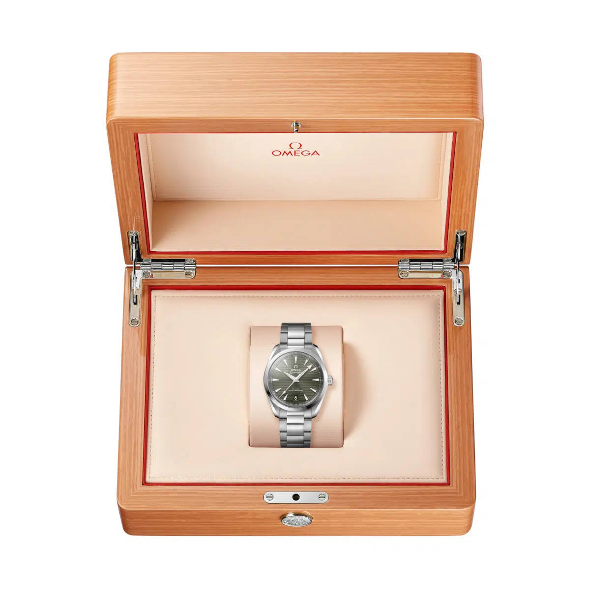 Omega Seamaster Aqua Terra 220.10.38.20.10.003 Green Dial Steel Bracelet Watch - Image 7