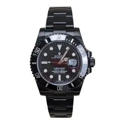Rolex Submariner 116610LN Black Dial Black PVD Oyster Bracelet Watch