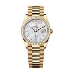 Rolex Day Date 128348RBR-0070 Mother Of Pearl Dial