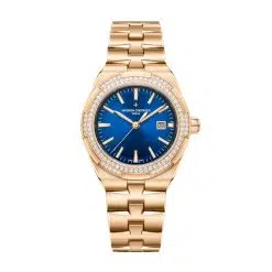 Vacheron Constantin 4605V/200R-B978 Overseas Blue Dial Pink Gold