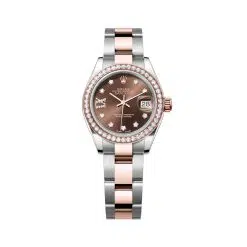Rolex Lady-Datejust 279381RBR-0004 Chocolate Diamond Dial Oyster Bracelet