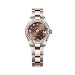 Rolex Lady-Datejust 279381RBR-0010 Chocolate Roman Dial Oyster Bracelet