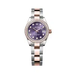 Rolex Lady-Datejust 279381RBR-0016 Aubergine Diamond Dial Oyster Bracelet