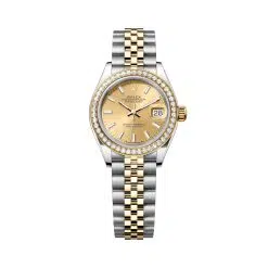 Rolex Lady-Datejust 279383RBR-0001 Champagne Dial Yellow Rolesor Jubilee Bracelet