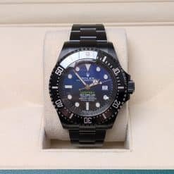 Alternative view of Rolex Deepsea D-Blue 126660 James Cameron Black PVD Oyster Bracelet Watch