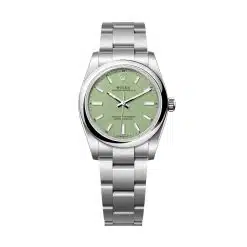 Rolex Oyster Perpetual 34 124200-0006 Pistachio Dial Oystersteel Oyster Bracelet