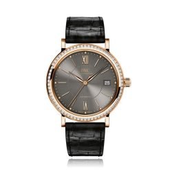 IWC Portofino IW458108 37mm Rose Gold Diamond Bezel Watch