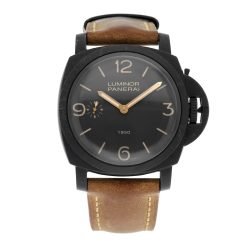 Panerai Luminor 1950 47mm Brown Dial Leather Watch PAM00375