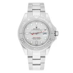 Rolex Yacht-Master 40mm Platinum Dial Stainless Steel Watch