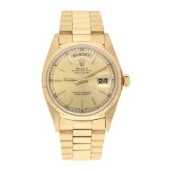 Rolex Day-Date 18038 36mm Champagne Dial Yellow Gold