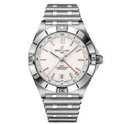 Breitling Chronomat GMT A32398101A1A1 40mm White Dial Stainless Steel