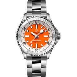 Breitling Superocean Automatic A17377211O1A1 36MM Orange Dial Stainless Steel