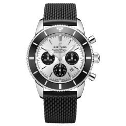 Breitling Superocean B01 Chronograph AB0162121G1S1 44MM Silver Dial