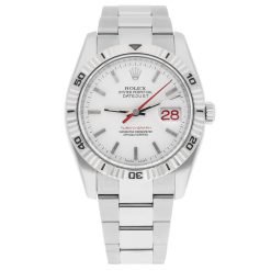 Rolex Datejust Turn-O-Graph 116264 36MM White Dial Stainless Steel