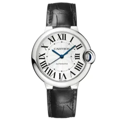 Cartier Ballon Bleu WSBB0028 36MM Silver Dial Stainless Steel Watch