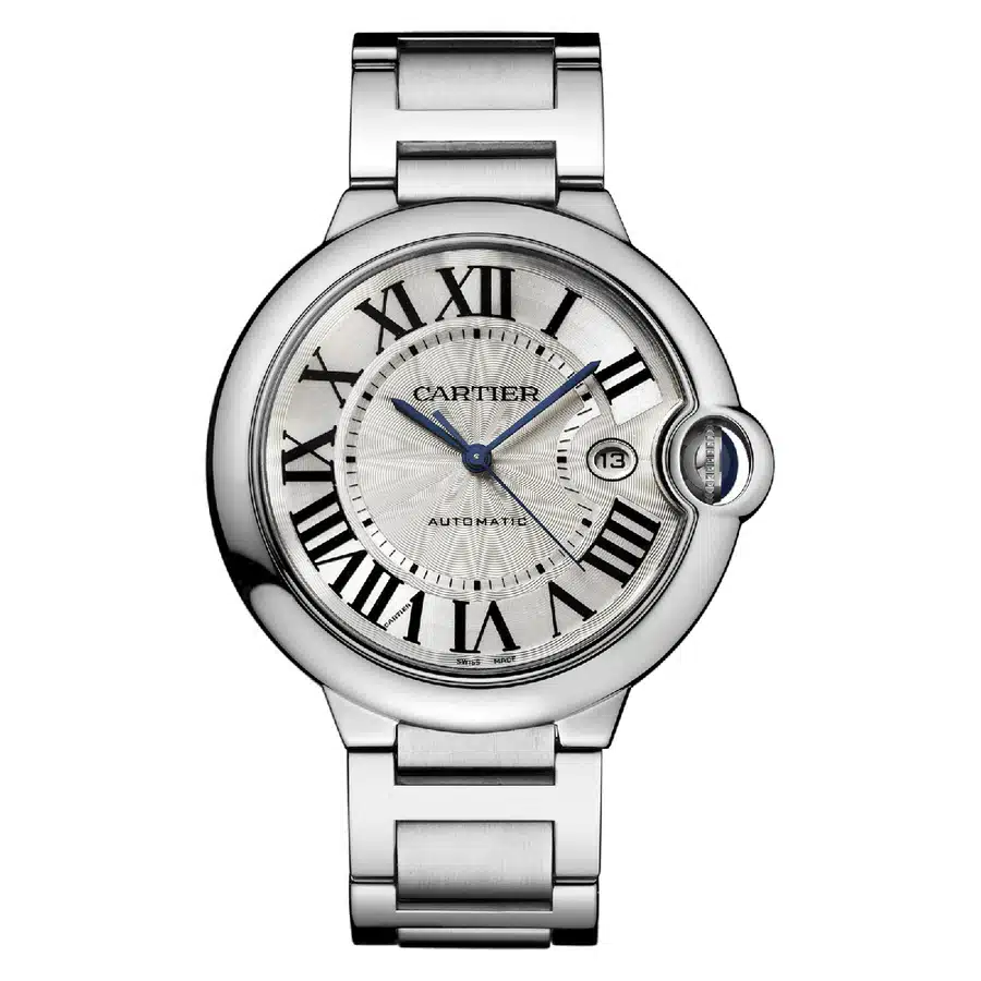 Cartier Ballon Bleu WSBB0049 42MM Silver Dial Stainless Steel Watch