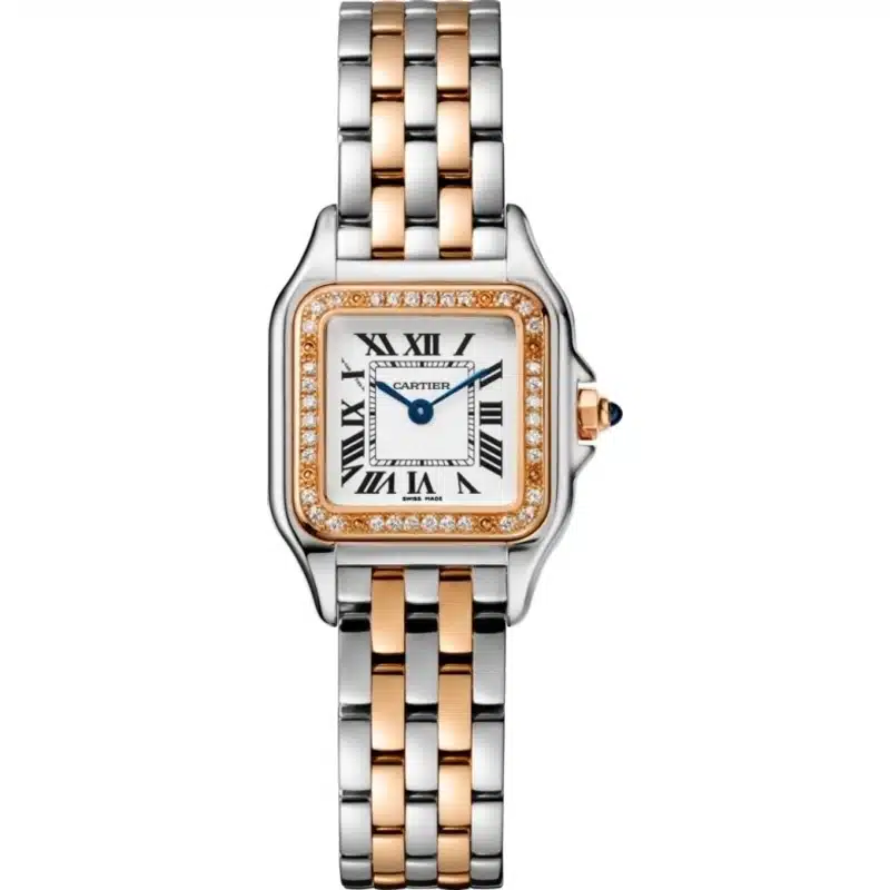 Cartier Panthère W3PN0006 22MM Rose Gold Diamond Bezel