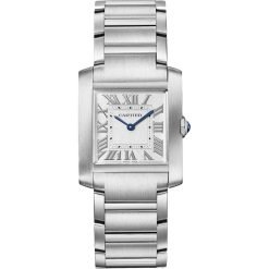 Cartier Tank Française WSTA0074 32MM Steel Silver Dial