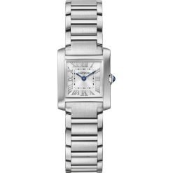 Cartier Tank Française WSTA0065 26MM Steel Silver Dial Watch