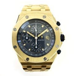 Audemars Piguet Royal Oak Offshore Chronograph 25721BA 42MM Yellow Gold Blue Dial